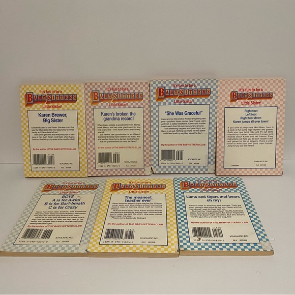 Baby Sitters Little Sister Book Lot Babysitters Club Vintage - Picture 6 of 8